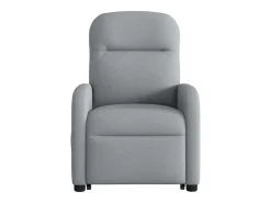Poltrona* Poltrona reclinável massagens | Poltrona Confortável tecido -claro SHL384992 Cinzento