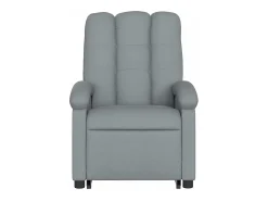 Poltrona* Poltrona reclinável massagens | Poltrona Confortável tecido -claro SHL370660 Cinzento