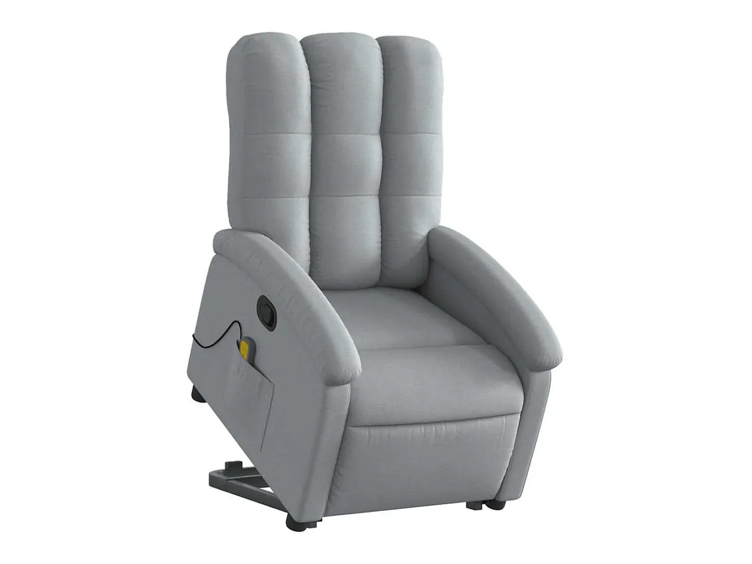 Poltrona* Poltrona reclinável massagens | Poltrona Confortável tecido -claro SHL370660 Cinzento