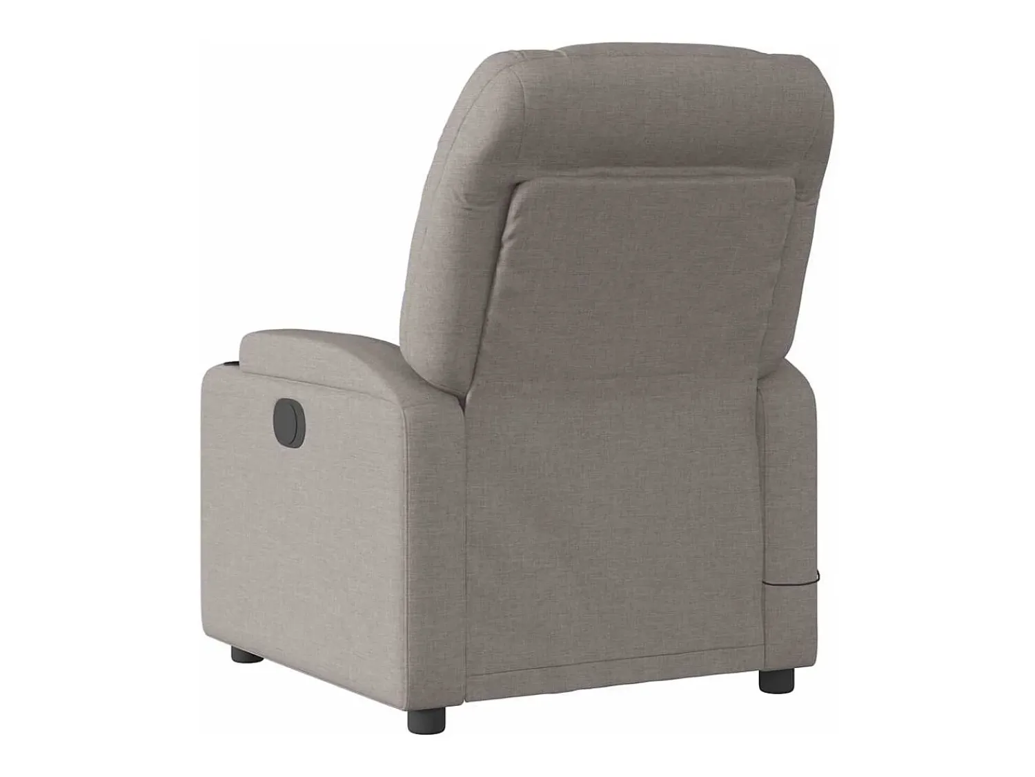 Poltrona| Poltrona reclinável massagens elétrica | Poltrona Confortável tecido cinza-acastanhado SHL876417 Taupe