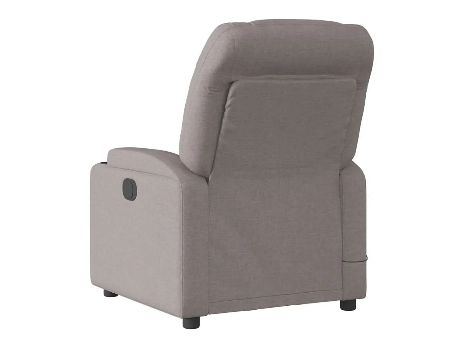 Poltrona| Poltrona reclinável massagens elétrica | Poltrona Confortável tecido cinza-acastanhado SHL876417 Taupe