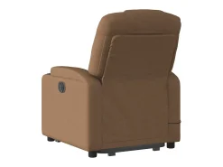 Online Poltrona reclinável massagens | Poltrona Confortável tecido SHL821464 Castanho