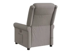 Poltrona reclinável massagens elétrica | Poltrona Confortável tecido cinza-acastanhado SHL279624^ Poltrona