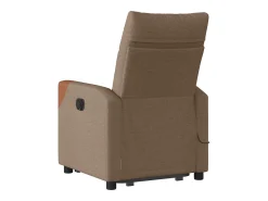 Online Poltrona reclinável massagens | Poltrona Confortável tecido SHL771061 Castanho