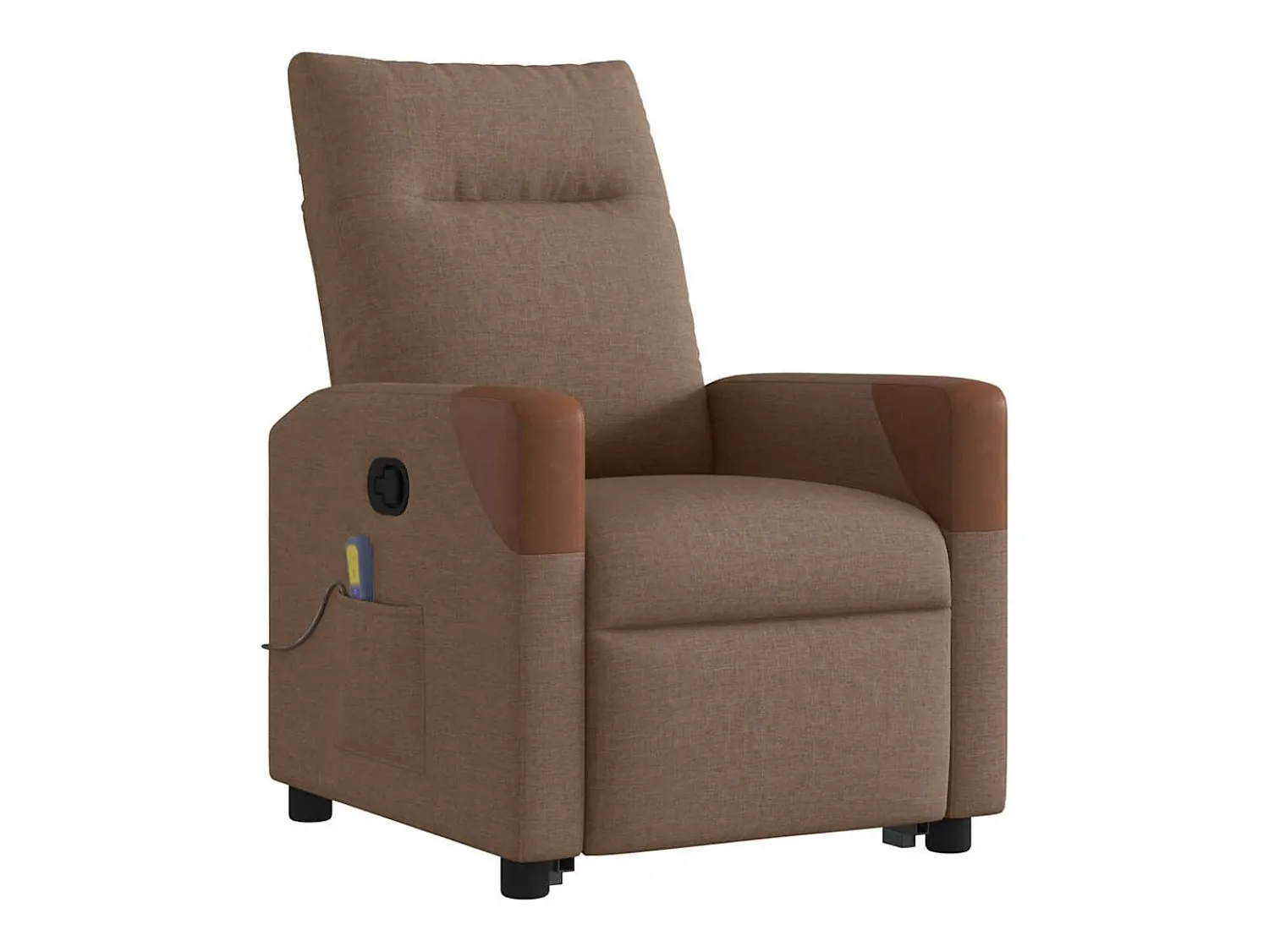 Online Poltrona reclinável massagens | Poltrona Confortável tecido SHL771061 Castanho