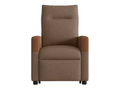 Online Poltrona reclinável massagens | Poltrona Confortável tecido SHL771061 Castanho
