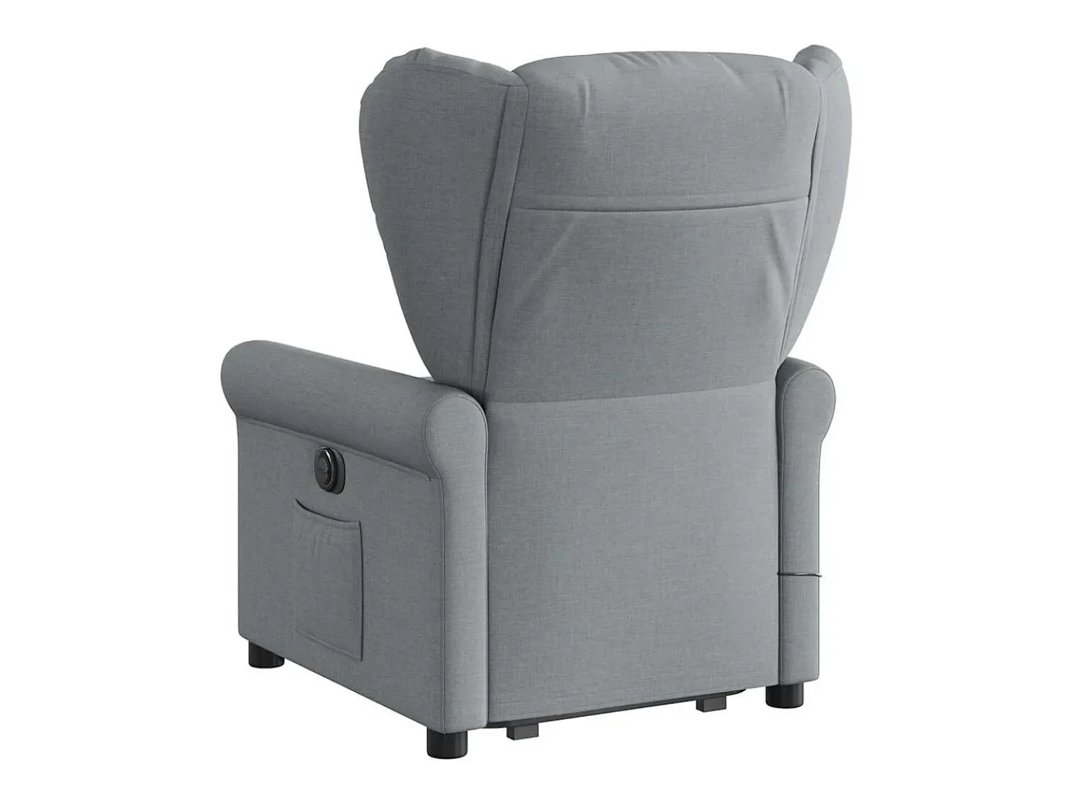 Poltrona| Poltrona reclinável massagens | Poltrona Confortável tecido -claro SHL507426 Cinzento
