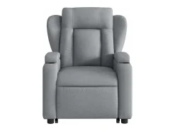 Poltrona* Poltrona reclinável massagens | Poltrona Confortável tecido -claro SHL594253 Cinzento