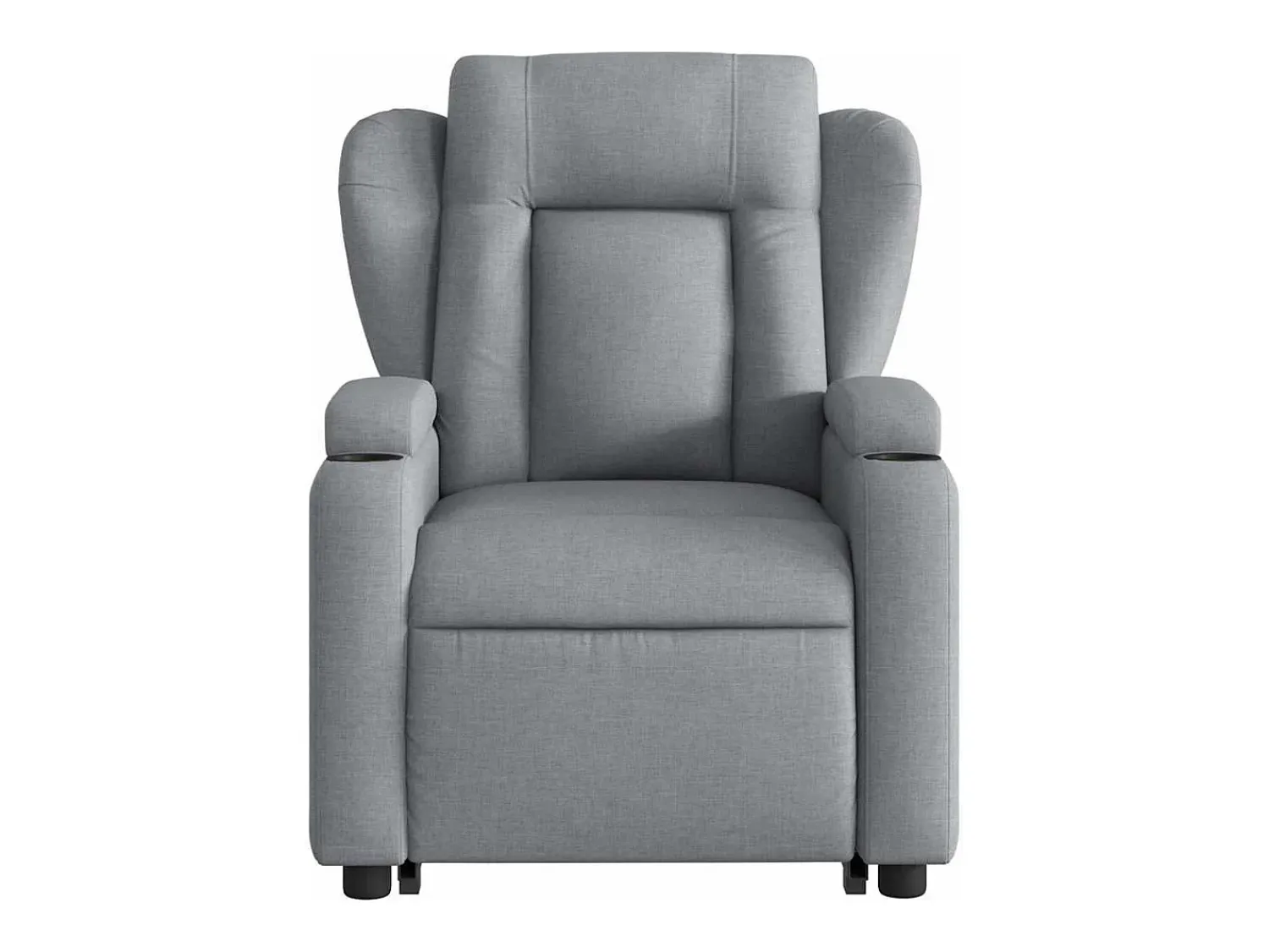 Poltrona* Poltrona reclinável massagens | Poltrona Confortável tecido -claro SHL594253 Cinzento
