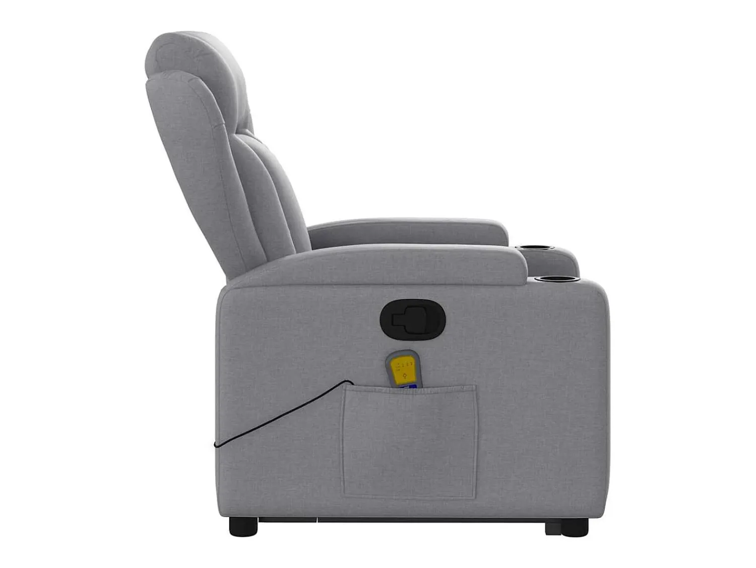 Poltrona* Poltrona reclinável massagens | Poltrona Confortável tecido -claro SHL594253 Cinzento