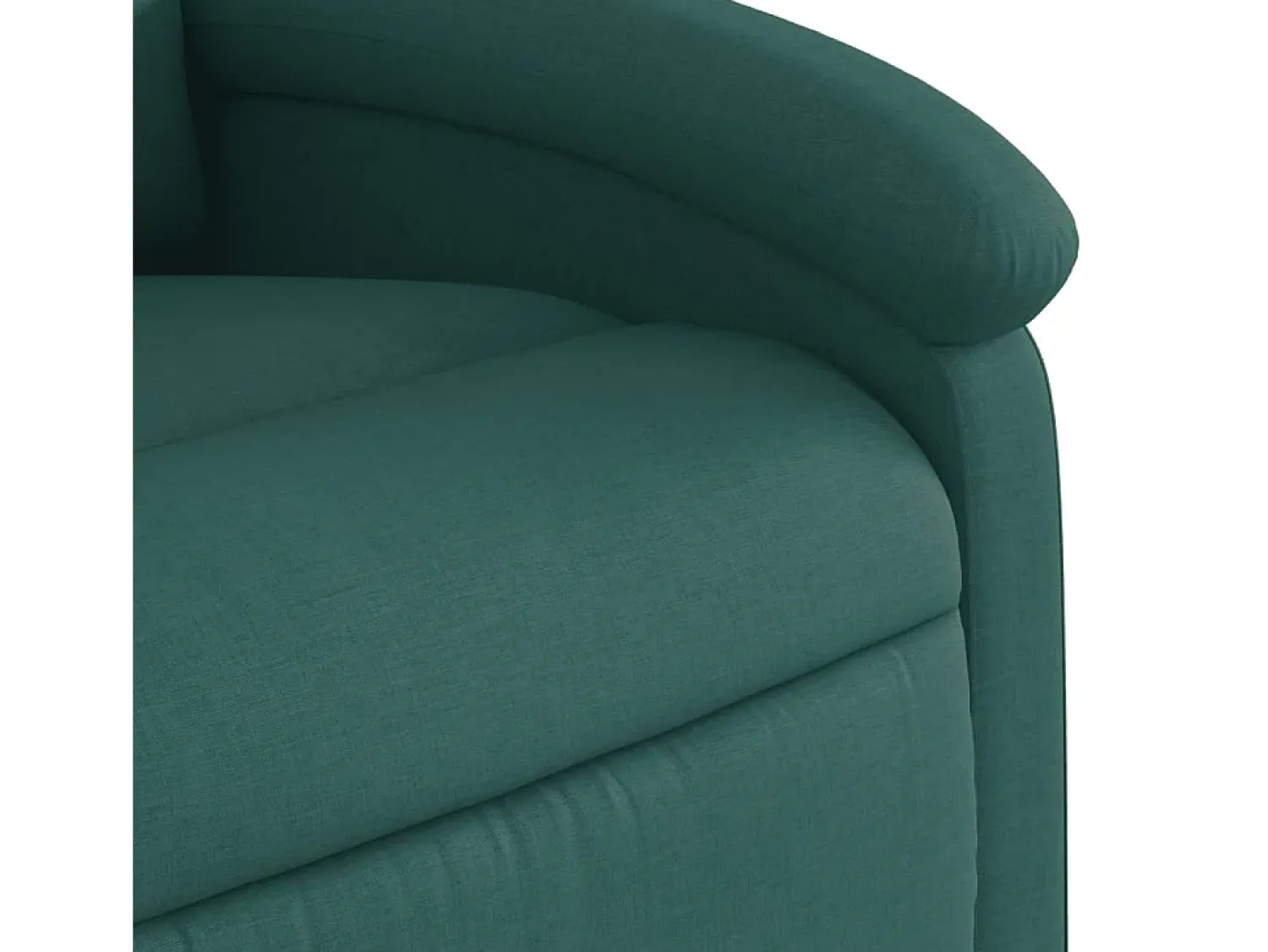 Poltrona*vidaxl Poltrona reclinável tecido -escuro Verde