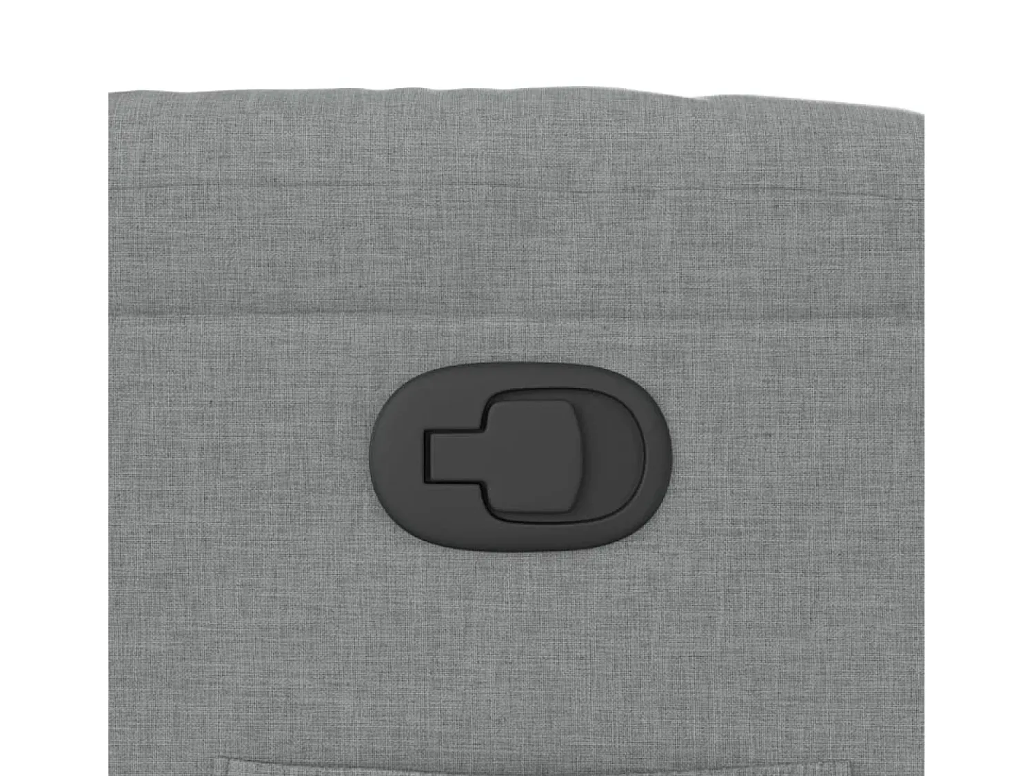 Outlet vidaxl Poltrona reclinável tecido cinzento-claro Cinzento claro