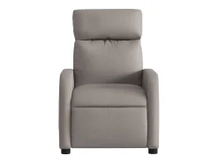 Poltrona*vidaxl Poltrona reclinável tecido cinzento-acastanhado Taupe