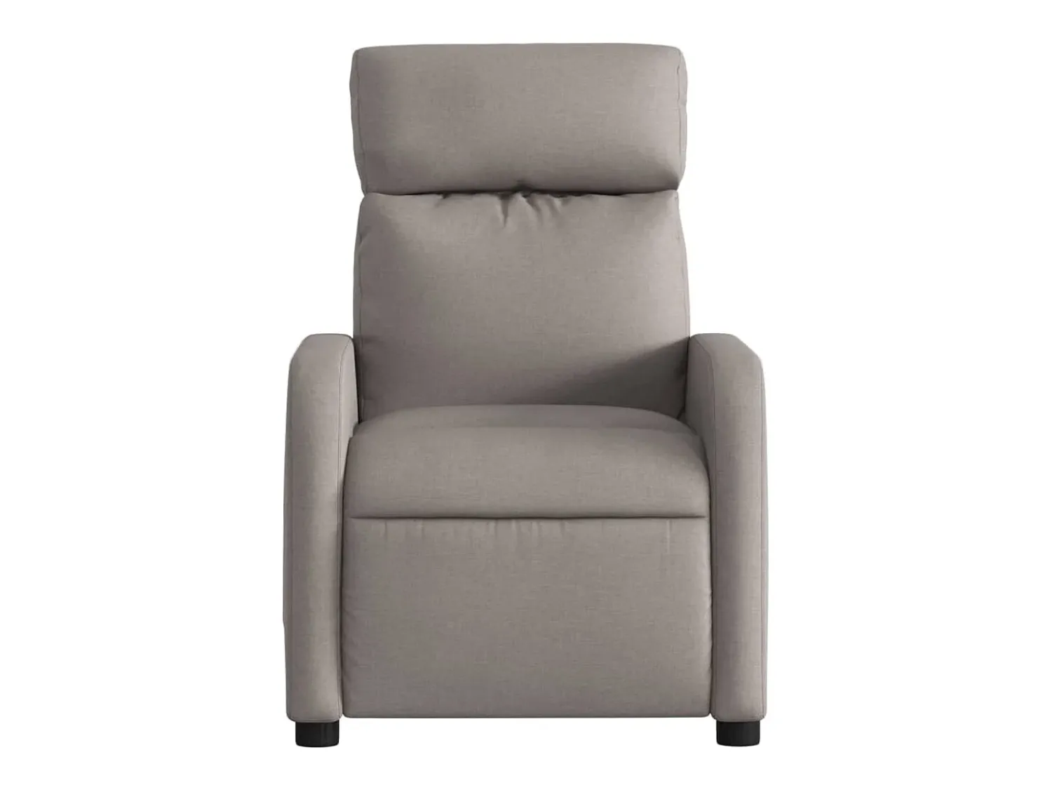 Poltrona*vidaxl Poltrona reclinável tecido cinzento-acastanhado Taupe
