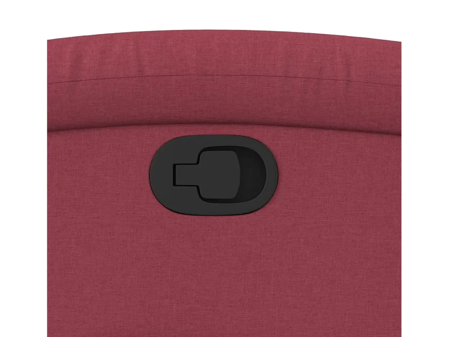 Poltrona|vidaxl Poltrona reclinável tecido tinto Vermelho