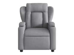 Best vidaxl Poltrona reclinável tecido -claro Cinzento