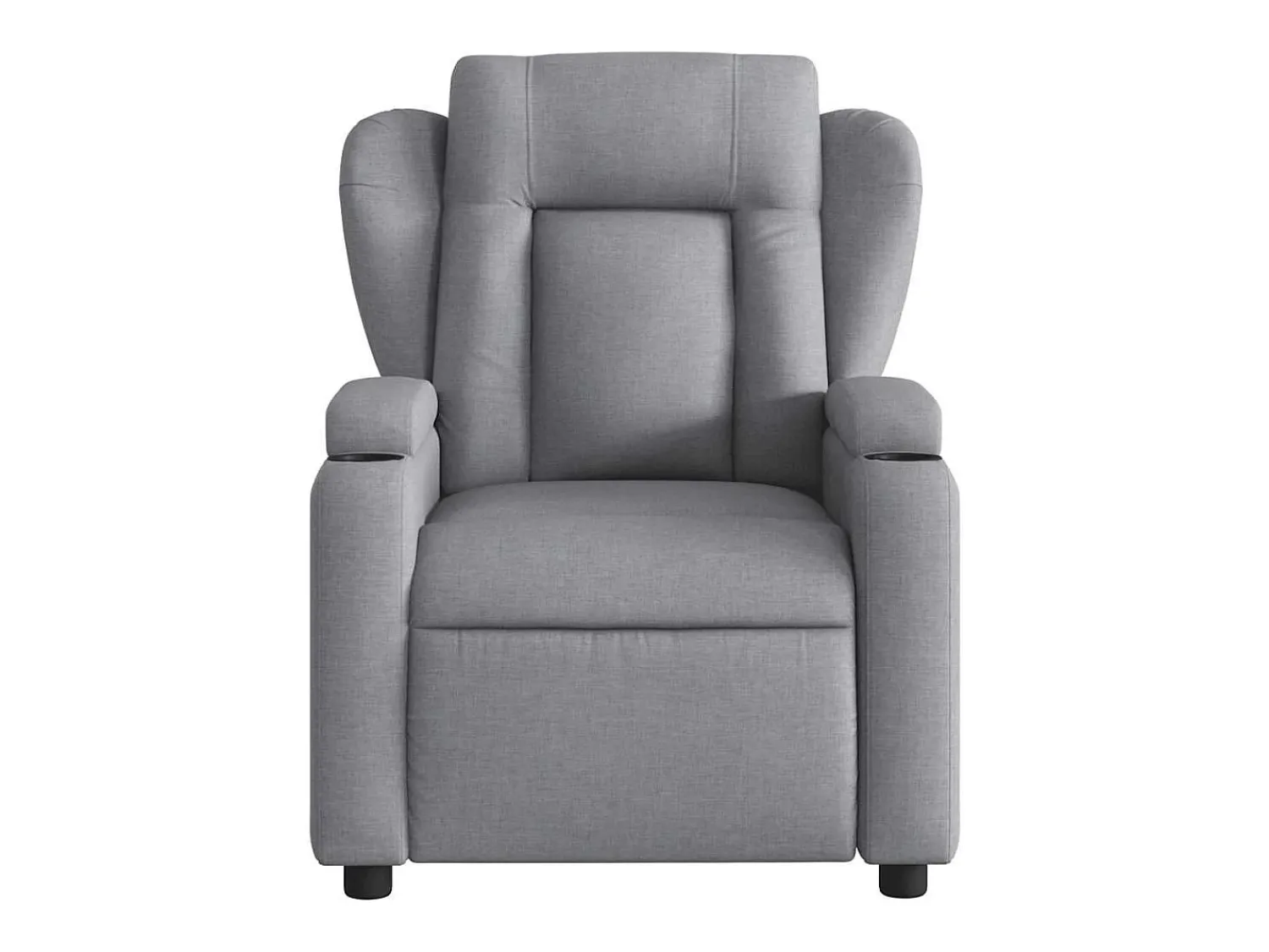 Best vidaxl Poltrona reclinável tecido -claro Cinzento