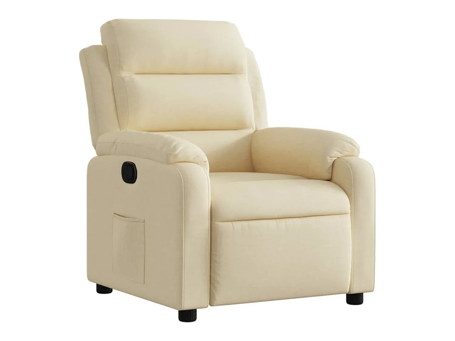 Poltrona|vidaxl Poltrona reclinável tecido cor Creme