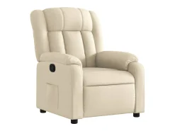 Sale Poltrona reclinável tecido cor PT444371 Creme