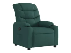 Poltrona*vidaxl Poltrona reclinável tecido -escuro Verde