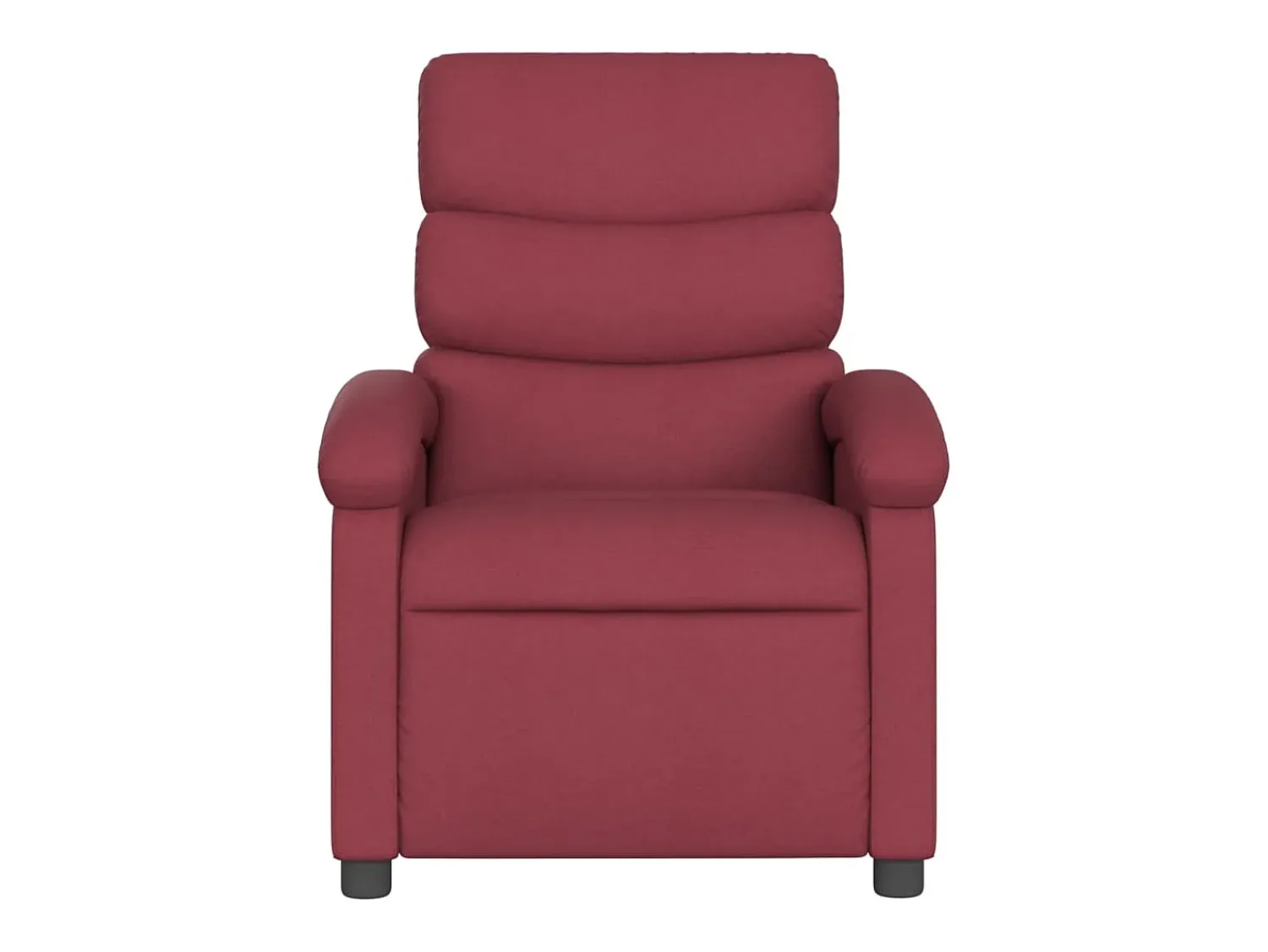 Poltrona| Poltrona reclinável tecido tinto PT397016 Vermelho