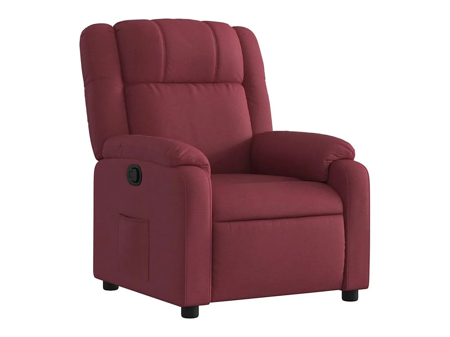 Poltrona|vidaxl Poltrona reclinável tecido tinto Vermelho