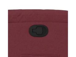 Poltrona|vidaxl Poltrona reclinável tecido tinto Vermelho