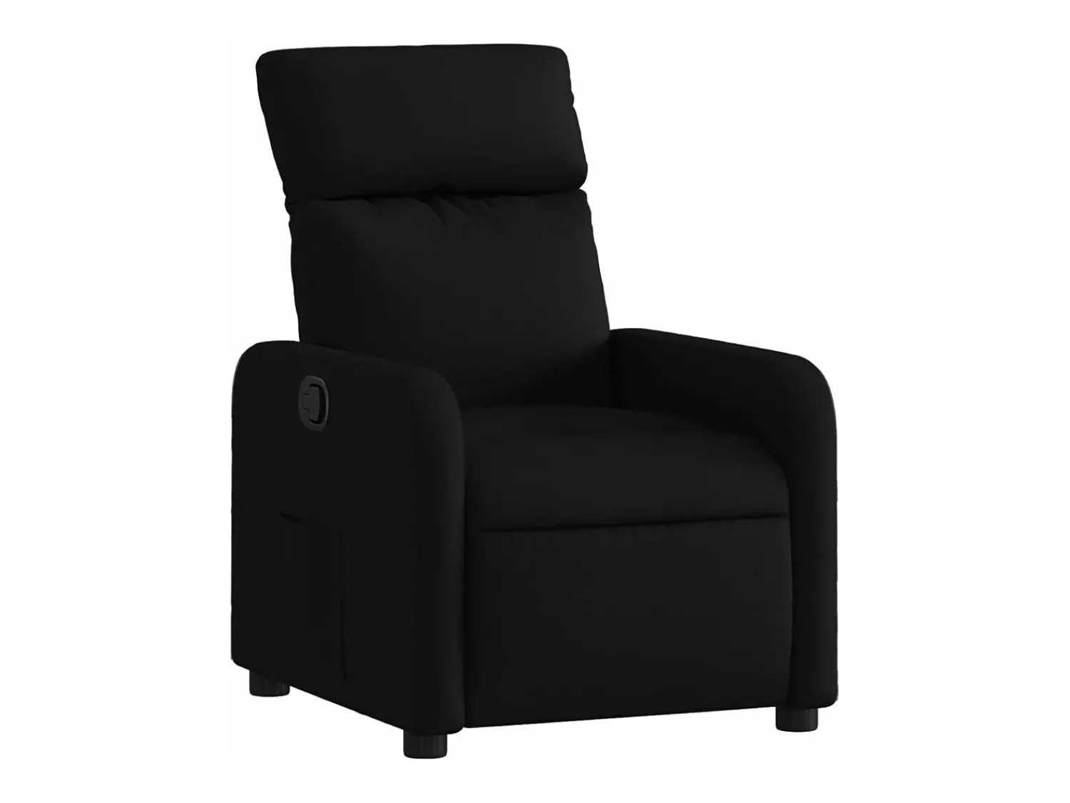 Poltrona|vidaxl Poltrona reclinável tecido Preto