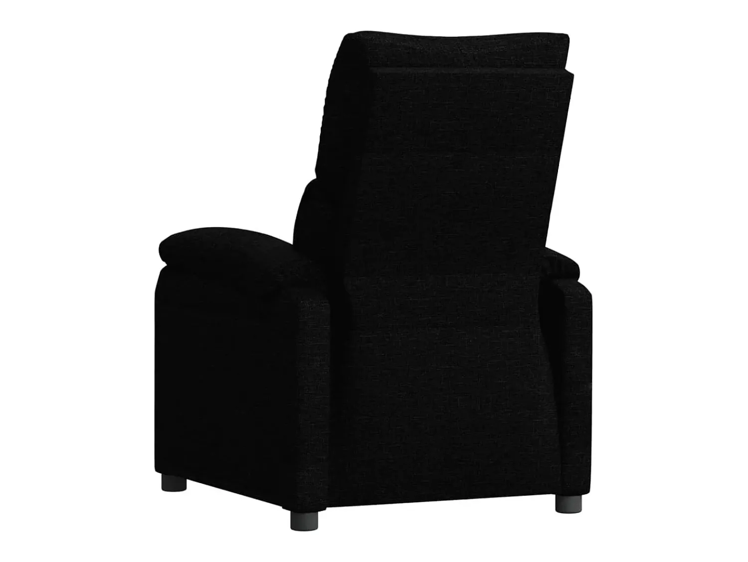 Online vidaxl Poltrona reclinável tecido Preto