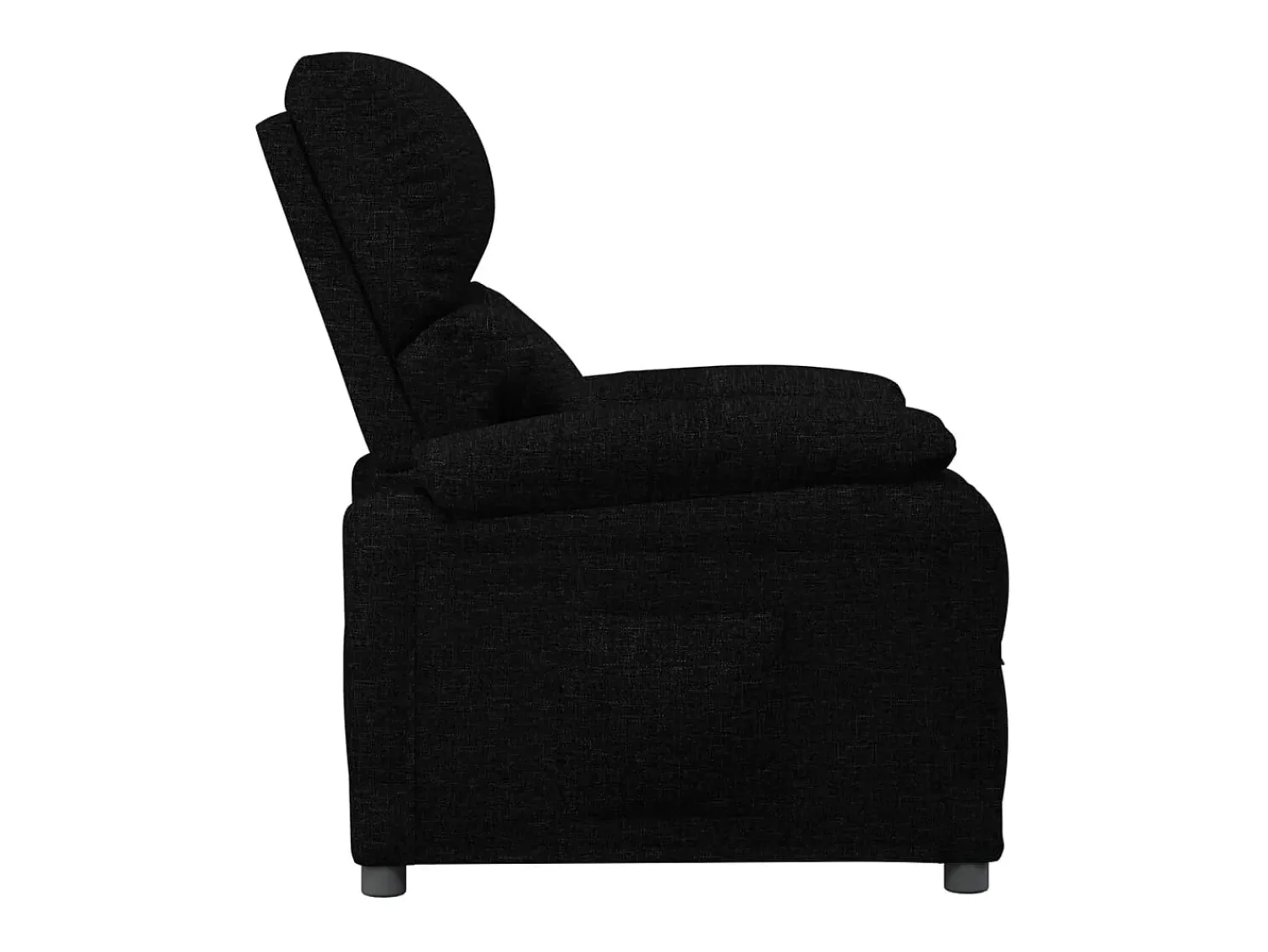 Online vidaxl Poltrona reclinável tecido Preto