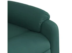 Poltrona*vidaxl Poltrona reclinável tecido -escuro Verde