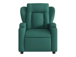 Poltrona*vidaxl Poltrona reclinável tecido -escuro Verde