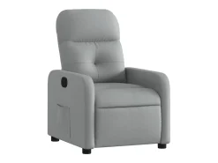 Sale Poltrona reclinável tecido cinzento-claro PT713617 Cinzento claro