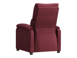 Poltrona|vidaxl Poltrona reclinável tecido tinto Vermelho