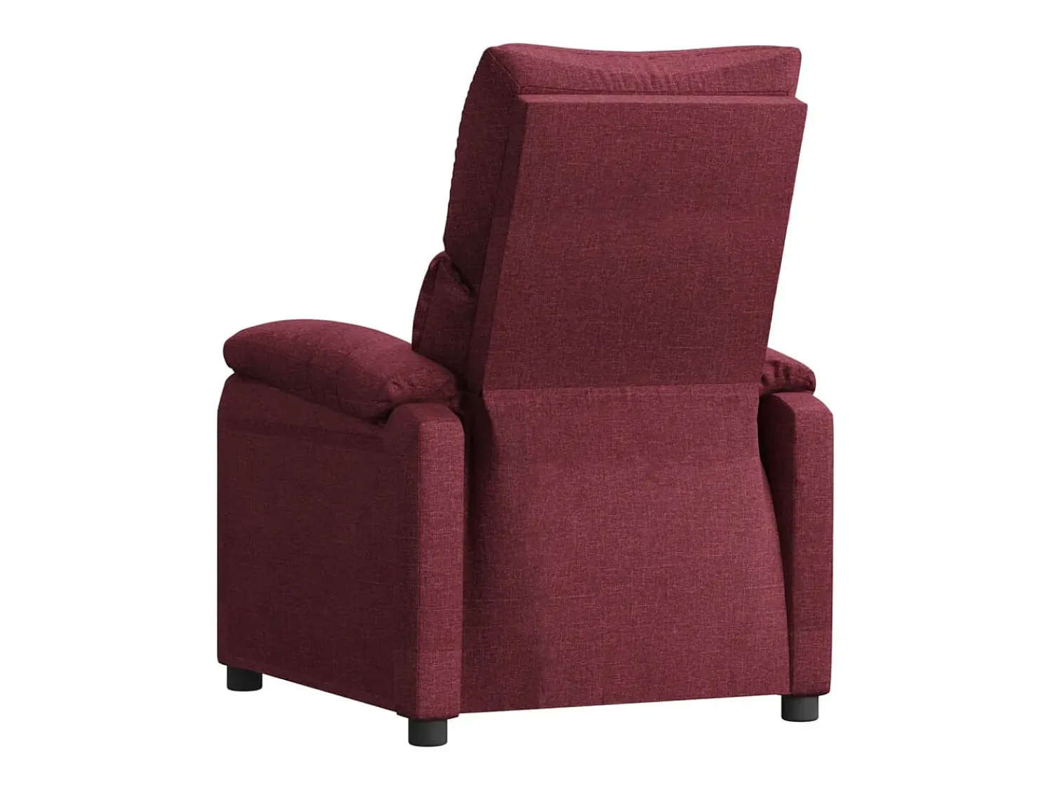 Poltrona|vidaxl Poltrona reclinável tecido tinto Vermelho