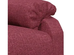 Poltrona|vidaxl Poltrona reclinável tecido tinto Vermelho