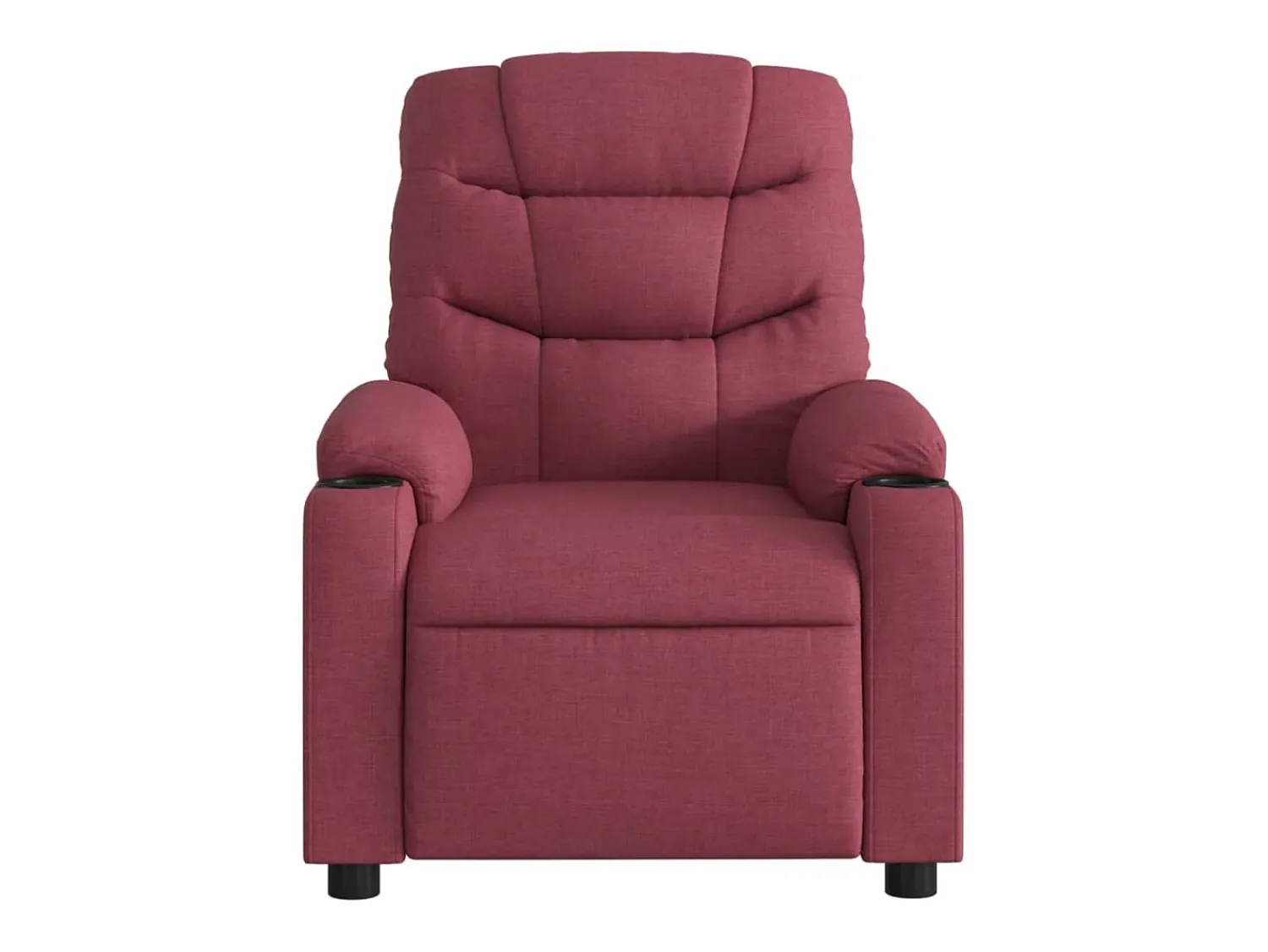 Poltrona|vidaxl Poltrona reclinável tecido tinto Vermelho