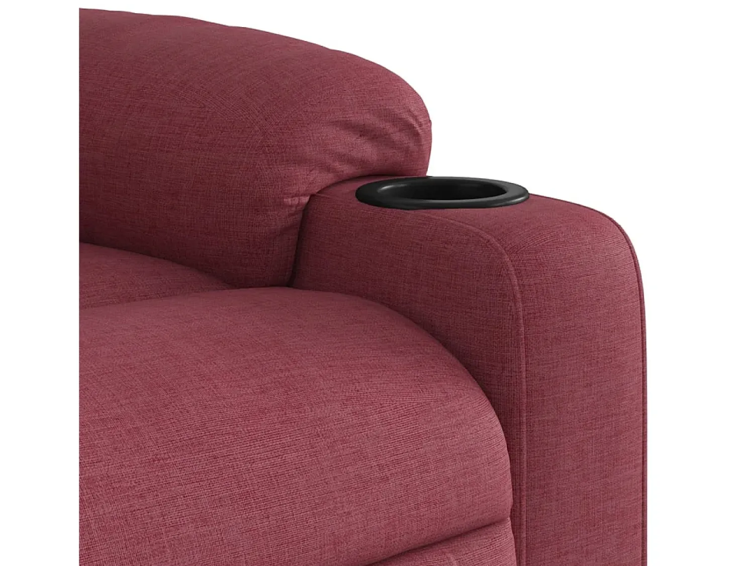 Poltrona|vidaxl Poltrona reclinável tecido tinto Vermelho