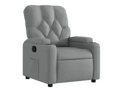Sale Poltrona reclinável tecido cinzento-claro PT724331 Cinzento claro