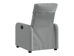 Poltrona reclinável tecido cinzento-claro PT223126^ Poltrona