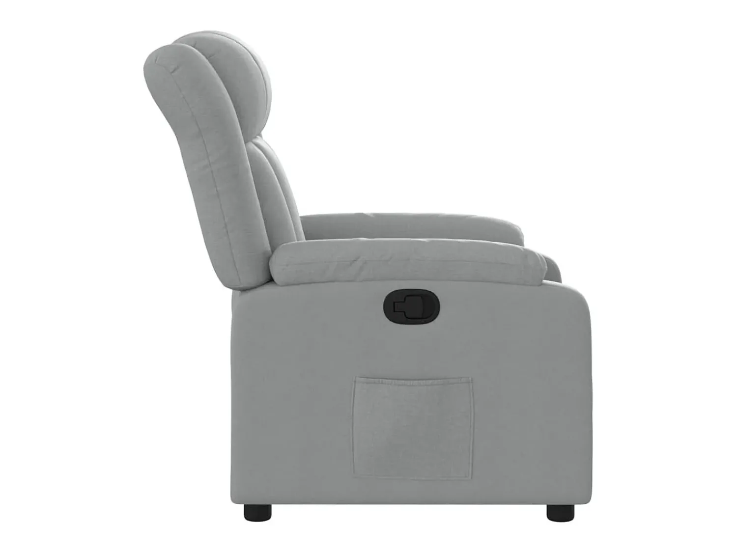 Poltrona|vidaxl Poltrona reclinável tecido -claro Cinzento