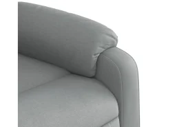 Poltrona|vidaxl Poltrona reclinável tecido -claro Cinzento