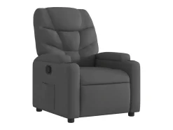 Clearance Poltrona reclinável tecido -escuro PT468814 Cinzento