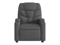 Clearance Poltrona reclinável tecido -escuro PT468814 Cinzento