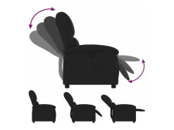 vidaxl Poltrona reclinável tecido^ Poltrona