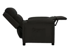 Poltrona|vidaxl Poltrona reclinável tecido Preto