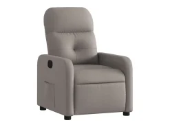 Poltrona| Poltrona reclinável tecido cinzento-acastanhado PT783892 Taupe