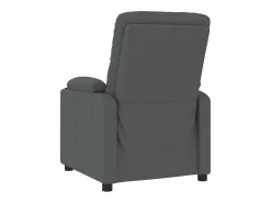 Poltrona|vidaxl Poltrona reclinável tecido -escuro Cinzento