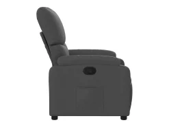 Poltrona|vidaxl Poltrona reclinável tecido -escuro Cinzento