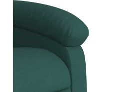 Poltrona|vidaxl Poltrona reclinável tecido -escuro Verde